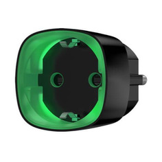 Умные розетки Умная розетка Ajax Socket Wi-Fi черный/зеленый (00-00114677)
