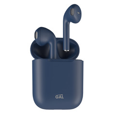 Гарнитура GAL TW-3500, Bluetooth, вкладыши, синий