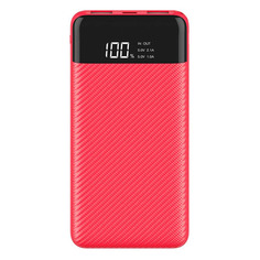 Внешний аккумулятор (Power Bank) INTERSTEP PB20DPD, 20000мAч, красный [73624]