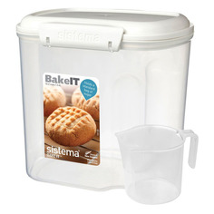 Набор хранения Sistema Bake it 1240 овал. 2.4л. пластик белый/прозрачный наб.:2пред.