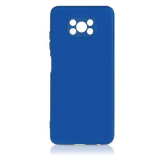 Чехол (клип-кейс) DF poOriginal-02, для Xiaomi Poco X3/X3 Pro, синий [df pooriginal-02 (blue)]