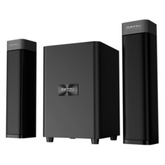 Колонки Bluetooth Ginzzu GM-414, 2.1, черный [бп-00001516]