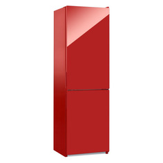 Холодильник NORDFROST NRG 152 842, двухкамерный, красный
