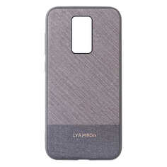 Чехол (клип-кейс) Lyambda Europa, для Xiaomi Redmi Note 9, серый [la05-rmn9-gr] Noname