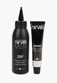Краска для волос Nirvel Professional "MEN CT6", темно-каштановый, 2*30 мл
