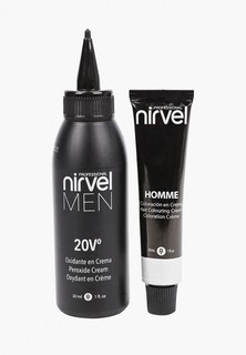 Краска для волос Nirvel Professional "MEN G3", темно-серый, 2*30 мл
