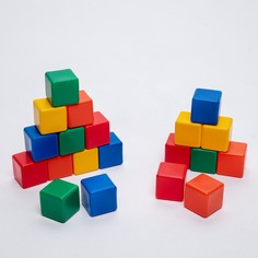 Набор цветных кубиков, 20 штук 6 х 6 см Solomon