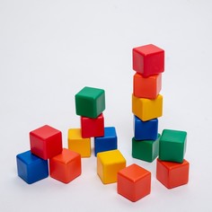 Набор цветных кубиков,16 штук 6 × 6 см Solomon