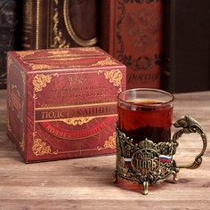 Подстаканник со стаканом Семейные традиции