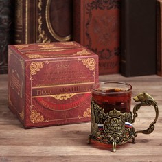 Подстаканник со стаканом Семейные традиции