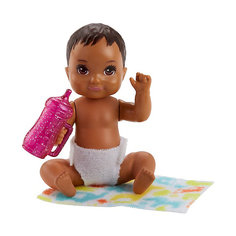 Мини-кукла Barbie "Ребенок" с тёмными волосами Mattel