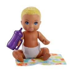 Мини-кукла Barbie "Ребенок" со светлыми волосами Mattel