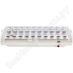 Аварийный аккумуляторный светильник дпа 2101 4ч 30led ip20 iek ldpa0-2101-30-k01 308638