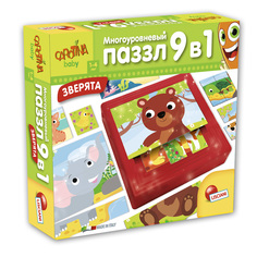 Пазл Lisciani Carotina Baby 9 в 1 Зверята