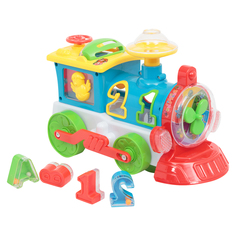 Игрушка Развитика Развивающий паровозик 4в1