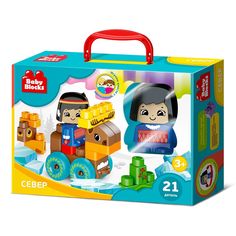 Конструктор Десятое Королевство Baby Blocks Север, 21 деталь