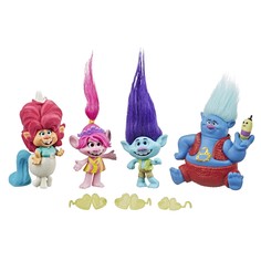 Игровой набор Trolls Тролли (4 фигурки)