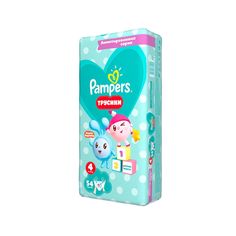 Подгузники-трусики Pampers «Малышарики», р. 4, от 9 до 15 кг, 54 шт