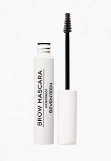 Тушь для бровей Seventeen Seventeen. BROW MASCARA WATERPROOF водостойкая т.05 коричневый, 5 мл