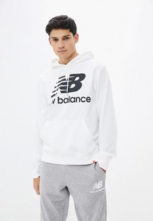 Худи New Balance ESSENTIALS STACKED LOGO PO HOODIE