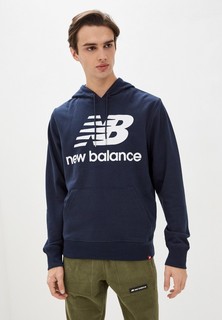Худи New Balance ESSENTIALS STACKED LOGO PO HOODIE