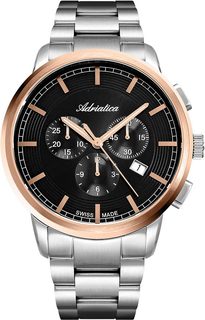 Швейцарские мужские часы в коллекции Chronographs Adriatica