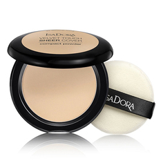 Пудра компактная для лица ISADORA VELVET TOUCH sheer cover compact тон 41