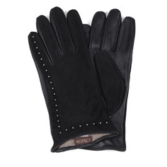 Перчатки и варежки Размер 7.5, кожаные черные перчатки Respect