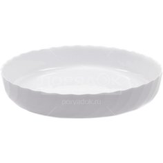 Форма для выпечки жаропрочная стеклокерамическая Luminarc Smart Cuisine Trianon P4637 овальная, 37х29 см