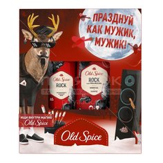 Подарочный набор Old Spice (антиперспирант Rock 150 мл + гель для душа Rock with Charcoal 250 мл)