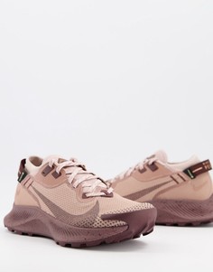 Розовые кроссовки с технологией Gore-Tex Nike Running Pegasus-Розовый