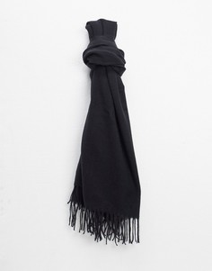 Черный шарф Bershka