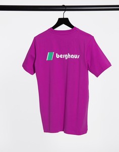 Фиолетовая футболка с логотипами Berghaus-Фиолетовый