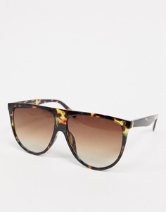 Солнцезащитные очки в черепаховой оправе SVNX-Коричневый цвет