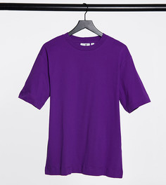 Фиолетовая футболка унисекс COLLUSION-Фиолетовый цвет