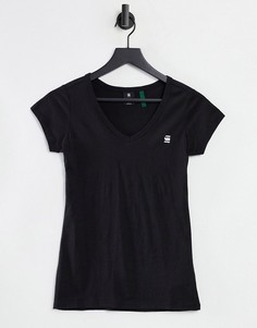 Черная футболка с V-образным вырезом G-Star-Черный цвет