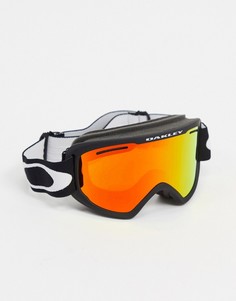 Защитные очки в черной матовой оправе с красными/оранжевыми стеклами Oakley Frame 2.0 pro XM-Черный цвет