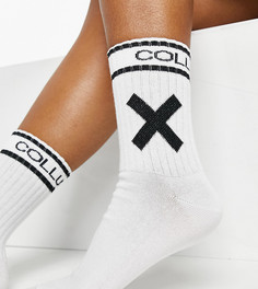 Белые носки COLLUSION Unisex-Белый