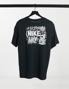 Черная футболка с логотипом Nike Basketball Explore Brooklyn-Черный
