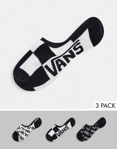 Набор из трех пар носков с разными принтами Vans-Многоцветный