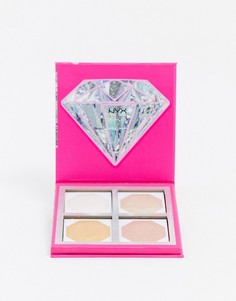 Палитра хайлайтеров NYX Professional Makeup - Diamonds & Ice Please-Мульти