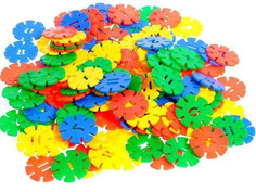 Конструктор Учитель Ромашка 96 деталей + 8 схем ИКП-4