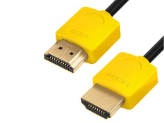 Аксессуар GCR Slim HDMI 2.0 1.5m Yellow GCR-51575 Greenconnect