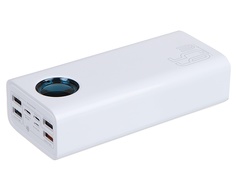 Внешний аккумулятор Baseus Power Bank Amblight Digital Display Quick Charge 30000mAh White PPLG-A02