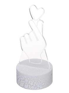 3D лампа Palmexx Рука с сердцем LED RGB PX/LAMP-024