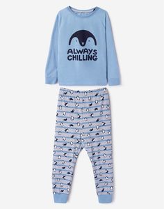 Пижама с пингвинами для мальчика Gloria Jeans
