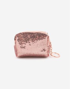 Розовый кошелёк с пайетками Gloria Jeans