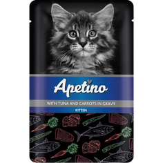 Корм для котят Apetino Тунец, морковь в соусе 85 г