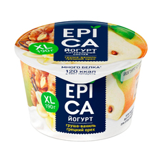 Йогурт Epica с грушей ванилью и грецким орехом 5,3% 190 г