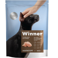 Корм для кошек Winner Для профилактики мочекаменной болезни с курицей 400 г